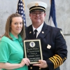 Ohio County 911 Dispatcher, Jessica Palmer, Recognized by Wheeling Fire Department